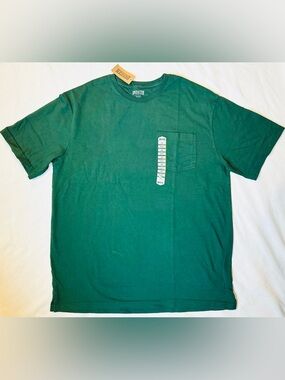 Duluth Trading Co Forest Green Short-Sleeve Pocket Tee